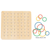 Rubber Band Geoboard 69pc