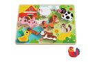 Chunky Wooden Puzzle: Farm Animals 8pc