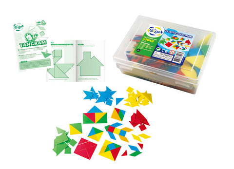 Tangram Plastic 105pc Container