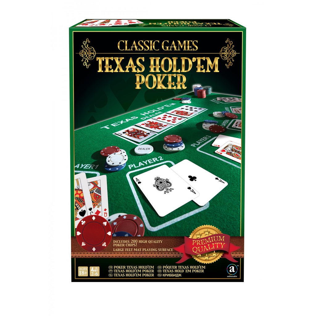 Tapis Poker Texas Holdem 150 x 77 cm environ - QUALIJEUX