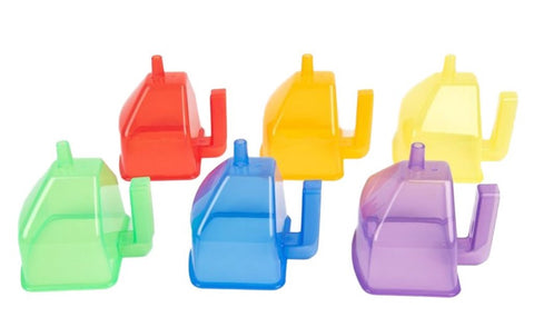Translucent Funnel with Handle 6 Pack