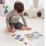 Transport Peg Puzzle 7pc