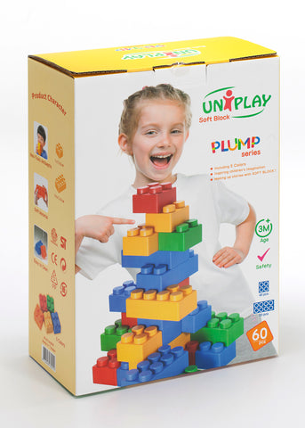 UNiPlay Soft Block PLUMP 60pc