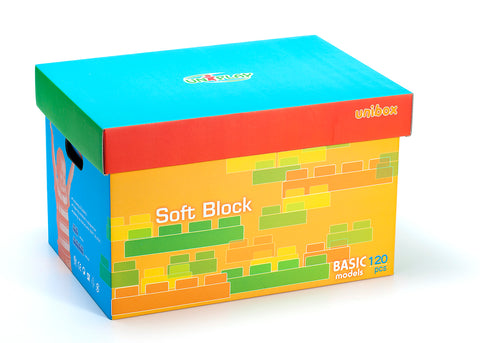 UNiPlay Soft Block Basic 120pc Box