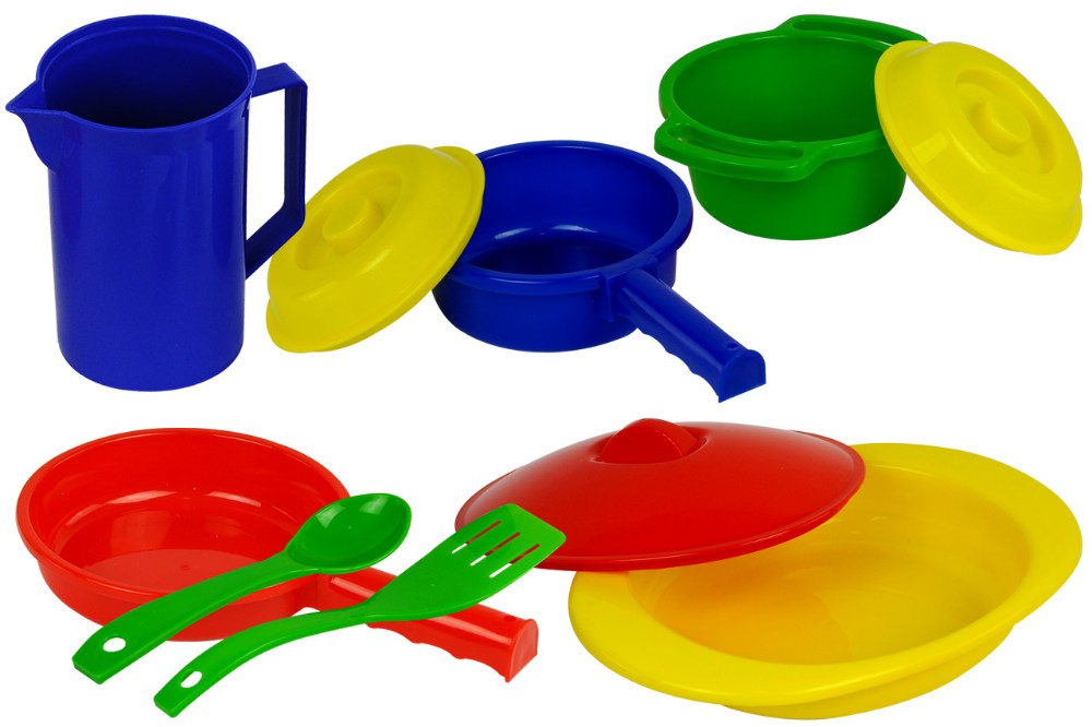 Plastic Kitchen Set 10pc