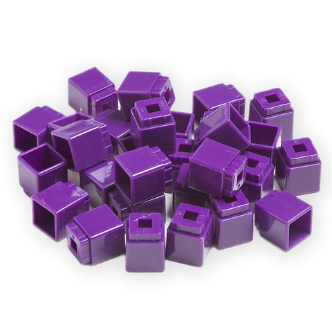 Unifix Cubes 50pc Purple Polybag