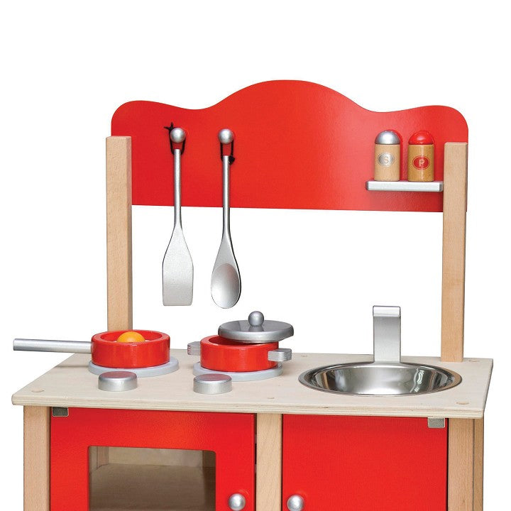 Noble Kitchen With Accessories Red