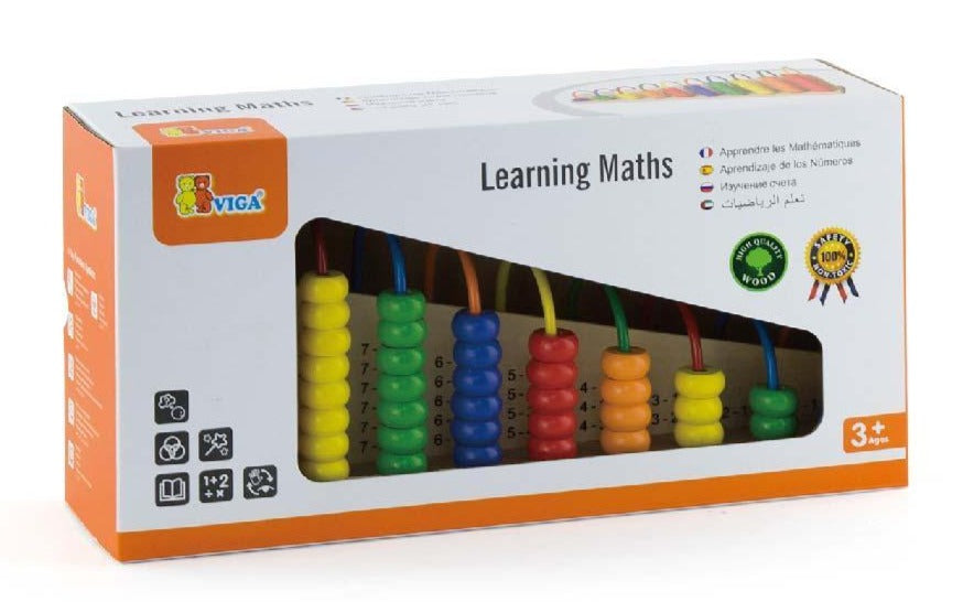 Learning Maths (Wooden Abacus) –