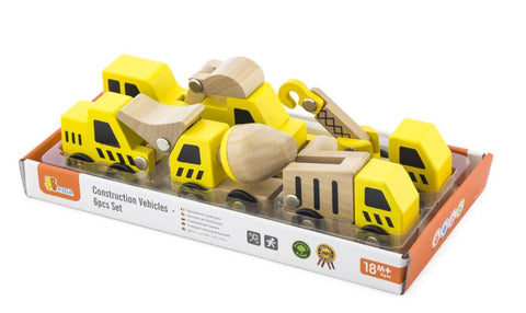 Construction Vehicles Set 6pc