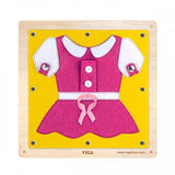 Wall Mounted Activity: Dressing and Zippering 4pc set
