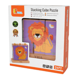 Stacking Cube Puzzle: Wild Animals 9pc