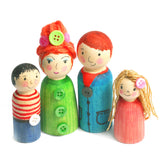 Wood People: Family 8pc