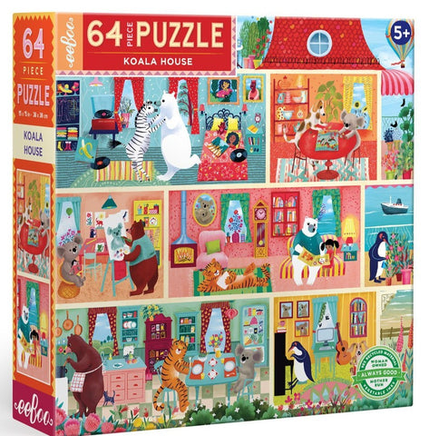 Koala House Puzzle 64pc