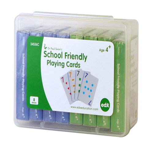 School Friendly Playing Cards: 8 Decks