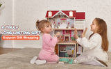 Wooden Doll House with Elevator