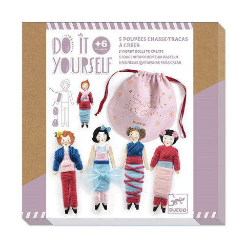 Do It Yourself - 5 Worry Dolls to Create - Demo Stock