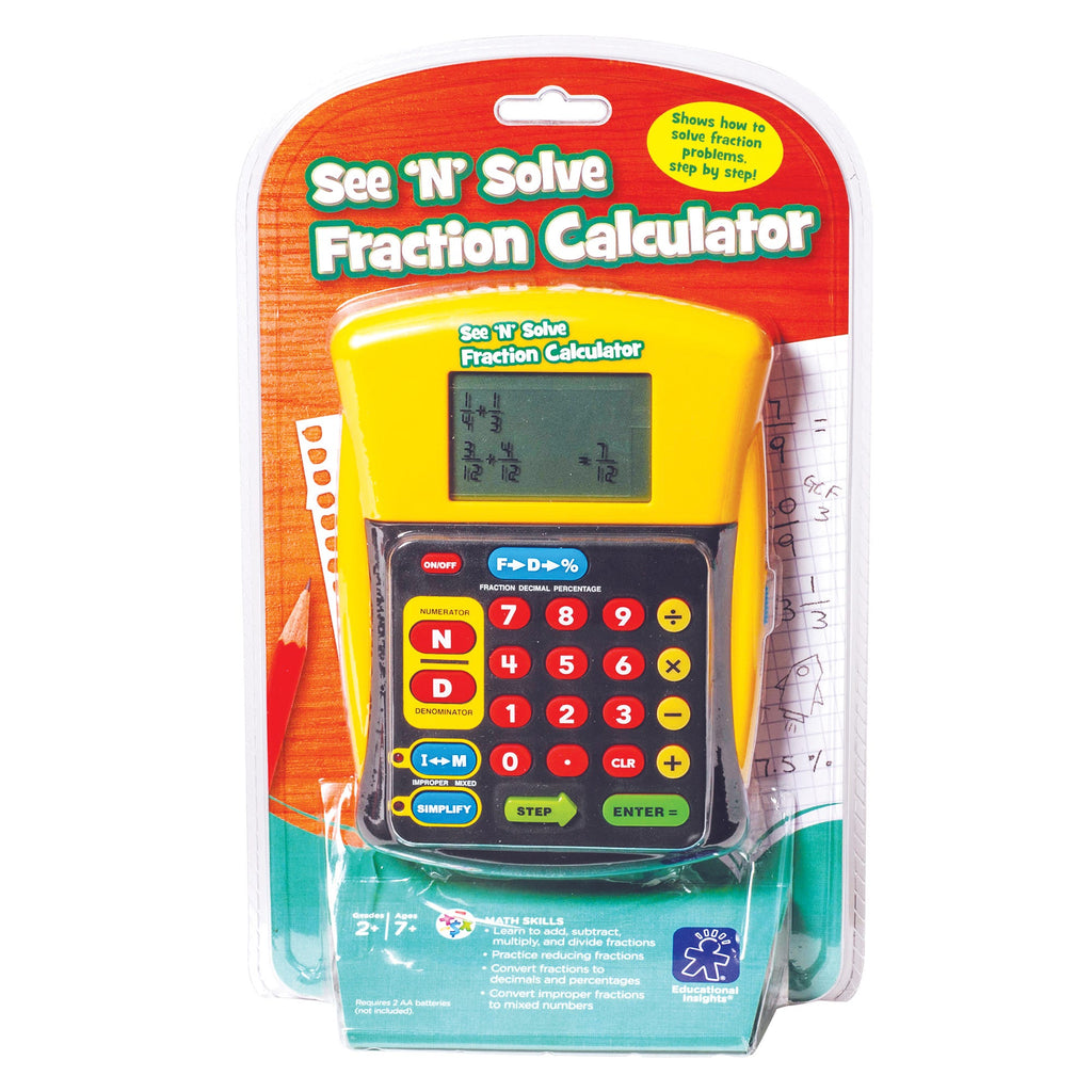 See 'n' Solve Fraction Calculator