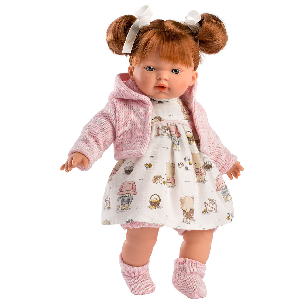 Llorens - Baby Girl Doll with Crying Mechanism, Clothing & Accessories: Lea - 33cm