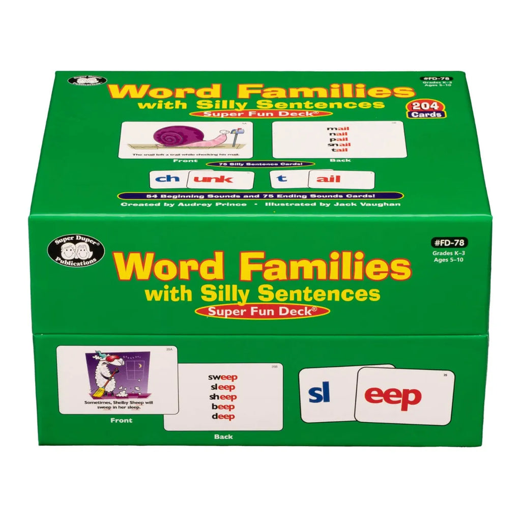Word Families with Silly Sentences Super Fun Deck