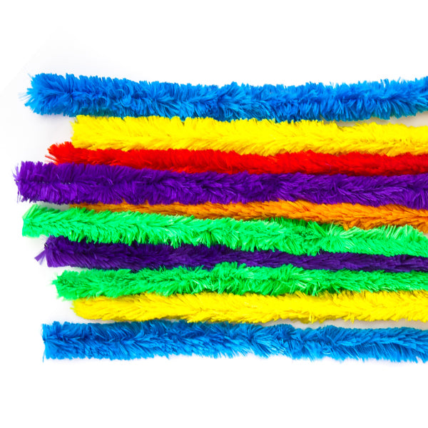 Chenille Stem FLUFFY (Pipe Cleaners) 100pc