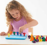 Giant Geo Pegs and Pegboard 36pc