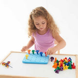 Giant Geo Pegs and Pegboard 36pc
