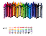 Washable Wax Crayon: 36 Colours