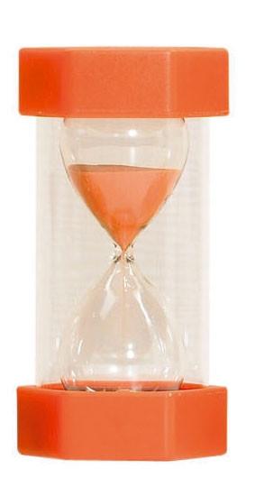 Large Sand Timer 10 Minute (Orange)