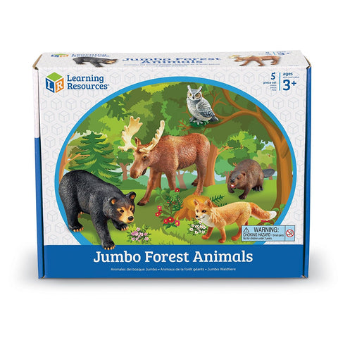 Jumbo Forest Animals 5pc