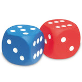 Soft Foam Dot Dice 2pc