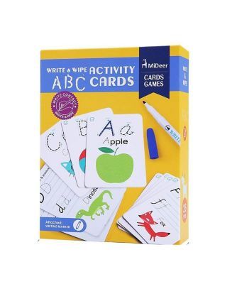 Write & Wipe Activity Cards: ABC
