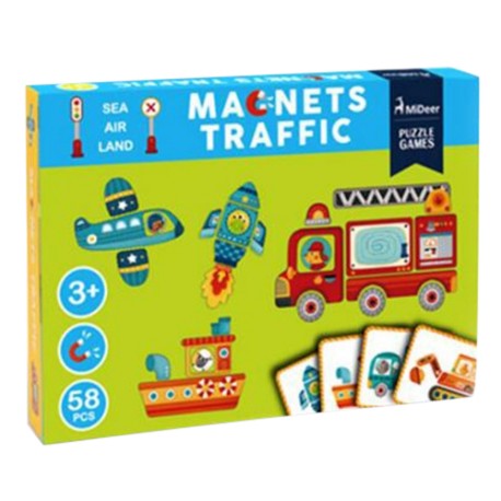 Magnetic Traffic Puzzle Game