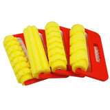 Giant Pattern Paint Rollers 4pc