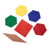 Pattern Block Demonstration Clings: 47 Pieces