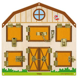 Wall Mounted Activity: Locking & Unlocking Farm