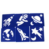 Space Stencils 6pc