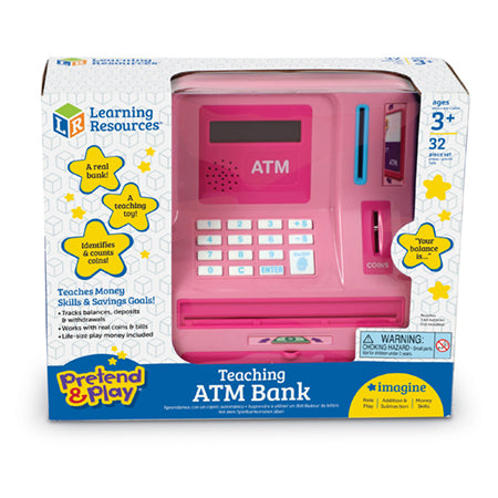 Pretend & Play® Teaching ATM Bank - Pink