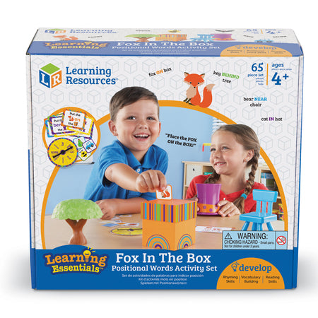 Fox in the Box Positional Words Activity Set