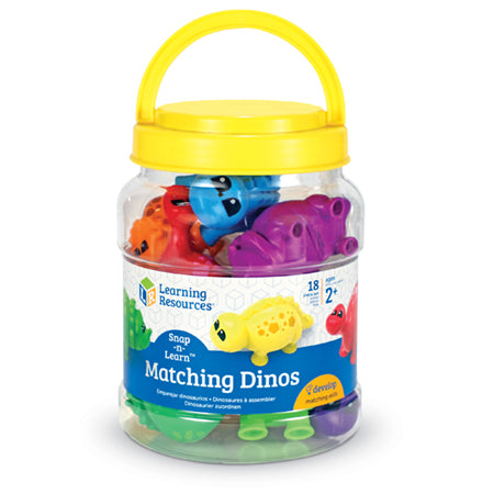 Snap-n-Learn™ Matching Dinos 18pc