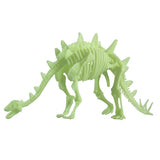 Glow-in-the-Dark Stegosaurus Skeleton 26cm