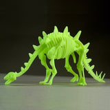 Glow-in-the-Dark Stegosaurus Skeleton 26cm