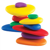 Rainbow Pebbles 36pc 6 Sizes 6 Col in polybag