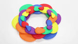 Rainbow Pebbles 36pc 6 Sizes 6 Col in polybag
