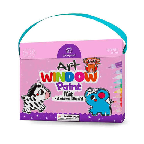 Art Window Paint Kit: Animal World