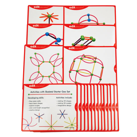 Activity Cards - Skeletal Geo Set