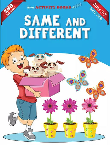 Activity Book with Stickers: Same and Different / Ooreenkomste & Verskille