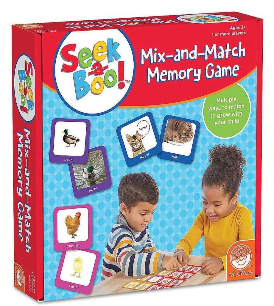 Seek-A-Boo! Mix and Match Memory Game