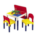 Building Block Table & Chair Set with 100 Building Blocks