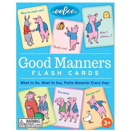 Good Manners Flash Cards