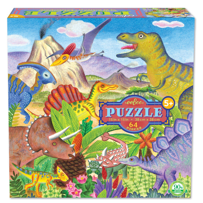 Dinosaur Island Puzzle 64pc